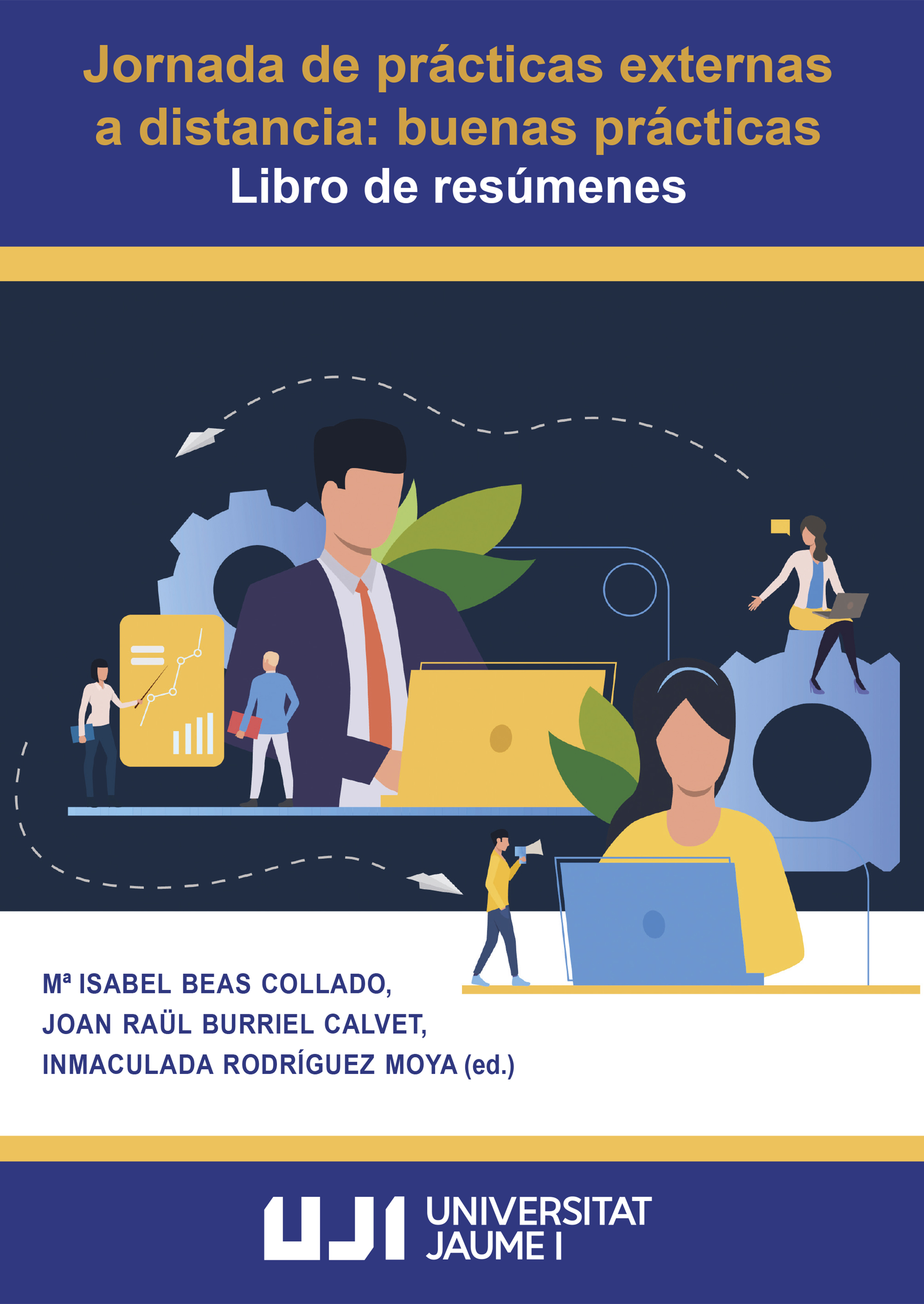 Jornada de prácticas externas a distancia: buenas prácticas: Libro de resúmenes