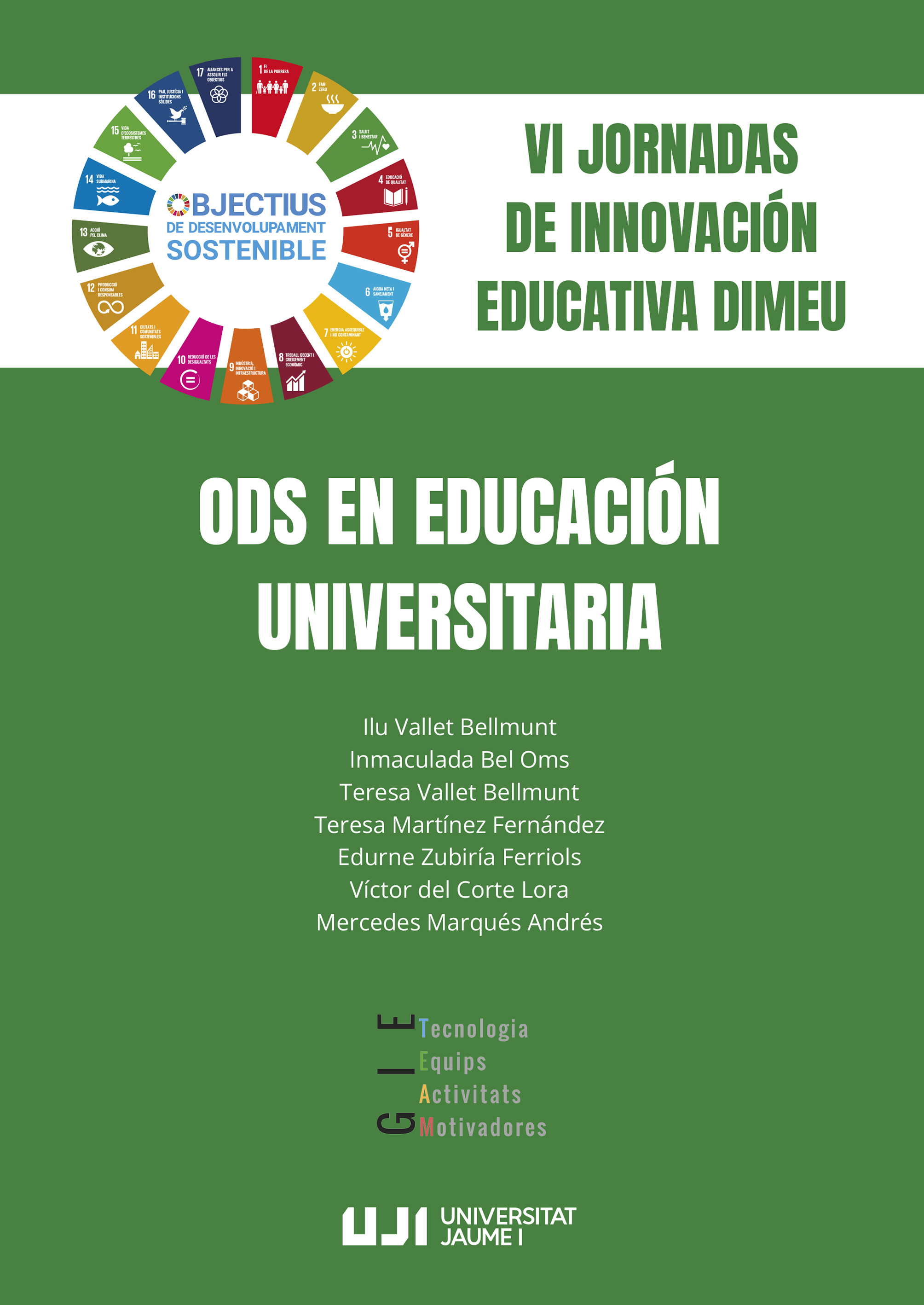 VI Jornadas de Innovación Educativa DIMEU